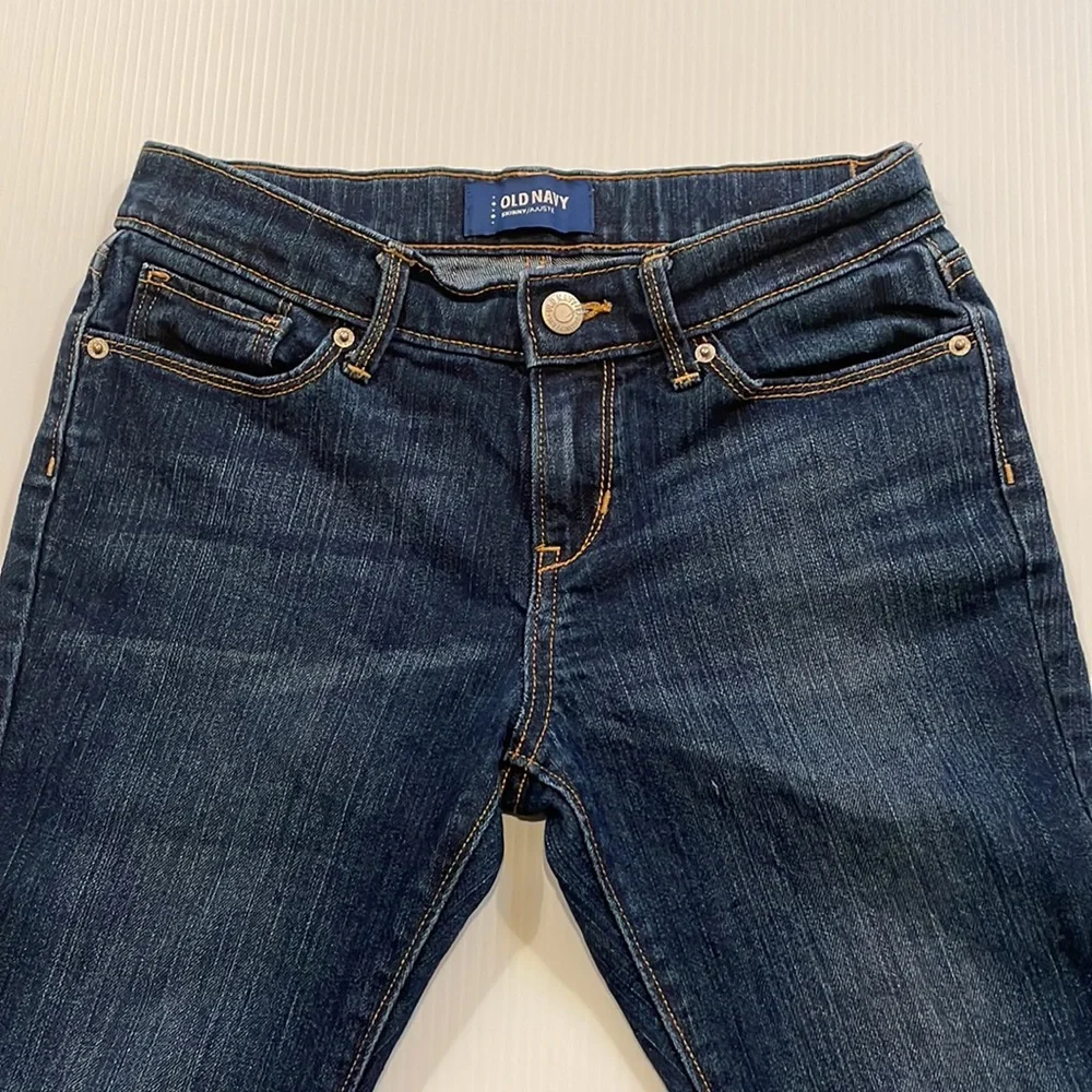 Old Navy dark wash skinny Jean, girls size 12